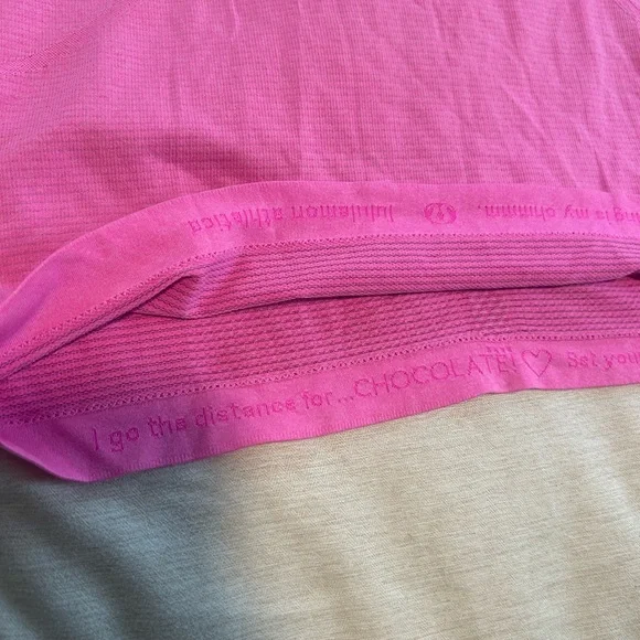 hot pink lululemon swiftly tech top - Picture 3 of 7